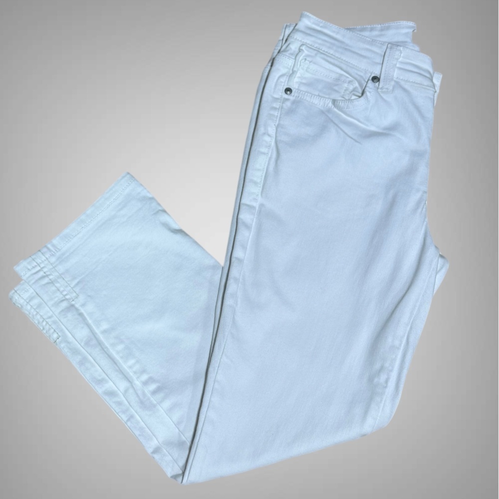 Nine West Vintage America White Stretch Jeans Size 2 Skinny - Picture 14 of 15